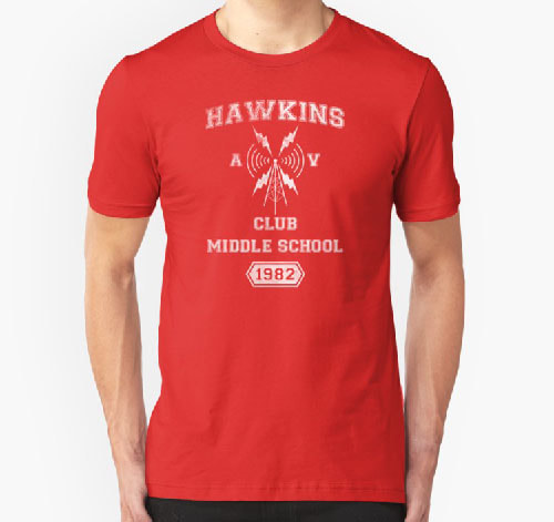 Hawkins AV Club shirt by Roley