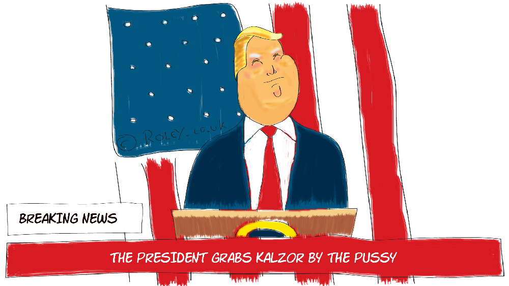 President grabs Kalzor by pussy